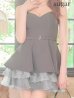 グレー モデル：明日花キララ　身長162cm　着用サイズ：Sサイズ