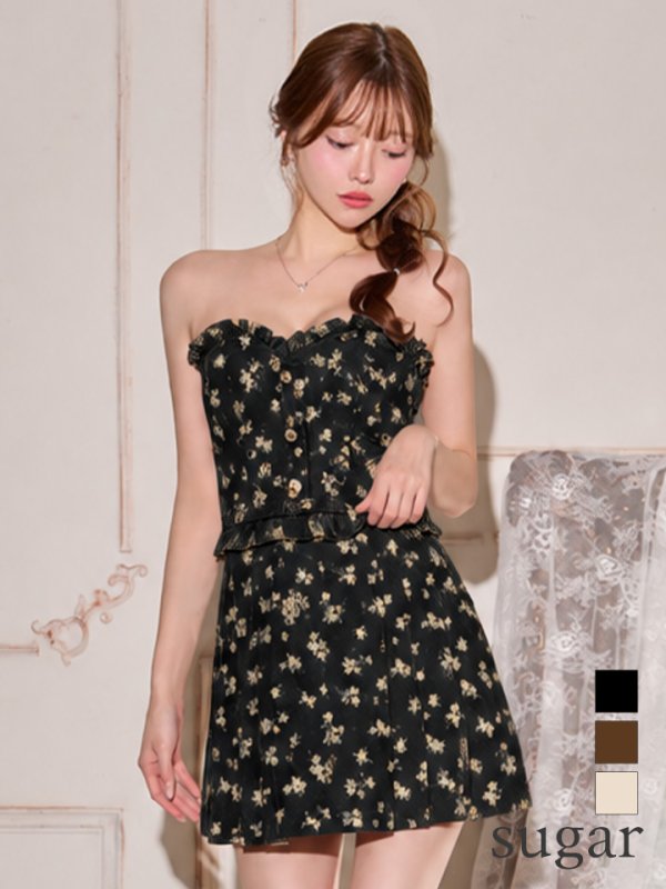 ブラック　モデル：羽澄まり　身長：158cm　着用サイズ：Sサイズ