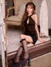 ブラウンxブラック　モデル：るりぴ　身長：165cm　着用サイズ：Sサイズ