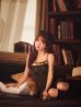 ブラウン　モデル：三上悠亜　身長：159cm　着用サイズ：Sサイズ
