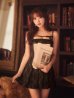 ブラウン　モデル：三上悠亜　身長：159cm　着用サイズ：Sサイズ