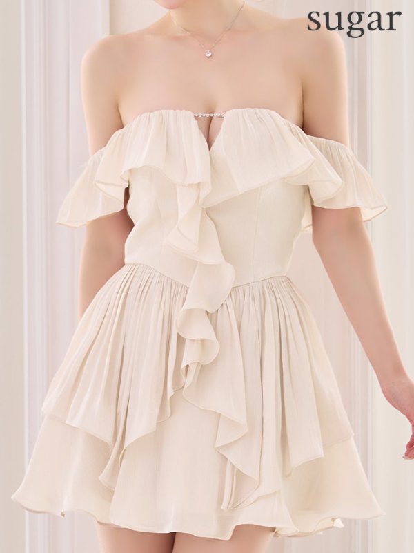 ベージュ　モデル：ゆめ　身長：160cm　着用サイズ：Sサイズ