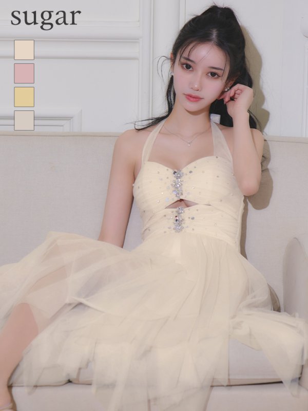 アイボリー　モデル：ゆりお　身長：165cm　着用サイズ：Sサイズ