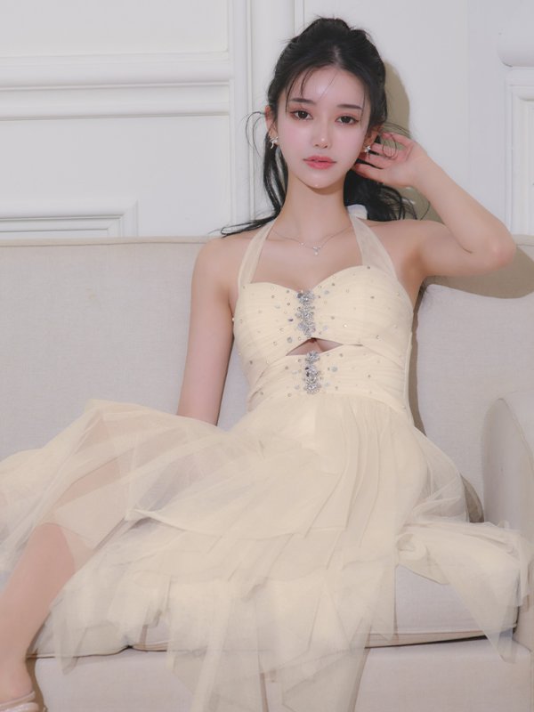 アイボリー　モデル：ゆりお　身長：165cm　着用サイズ：Sサイズ