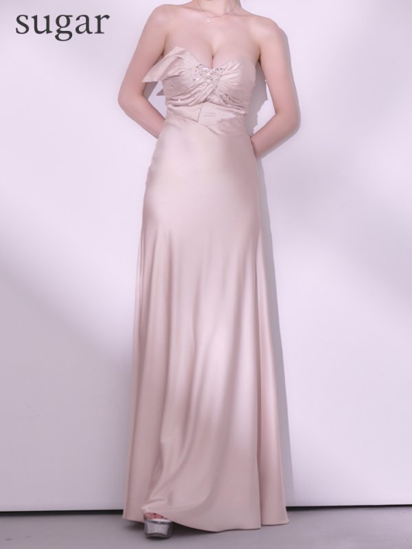 ベージュ　モデル：ゆめ　身長：160cm　着用サイズ：Sサイズ