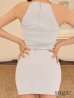 ホワイト モデル：カルア 身長：156cm 着用サイズ：Sサイズ