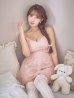 ピンク　モデル：三上悠亜　身長：159cm　着用サイズ：Sサイズ