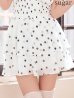 ホワイト　モデル：三上悠亜　身長：159cm　着用サイズ：Sサイズ