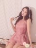 ピンク　モデル：三上悠亜　身長：159cm　着用サイズ：Sサイズ