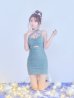 ブルー　モデル：三上悠亜　身長：159cm　着用サイズ：Sサイズ