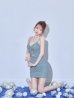 ブルー　モデル：ゆめ　身長：160cm　着用サイズ：Sサイズ