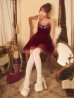 ワインレッド　モデル：三上悠亜　身長：159cm　着用サイズ：Sサイズ