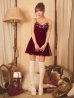 ワインレッド　モデル：三上悠亜　身長：159cm　着用サイズ：Sサイズ