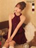 ワインレッド モデル：三上悠亜　身長159cm　着用サイズ：Sサイズ