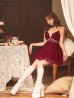 ワインレッド　モデル：三上悠亜　身長：159cm　着用サイズ：Sサイズ