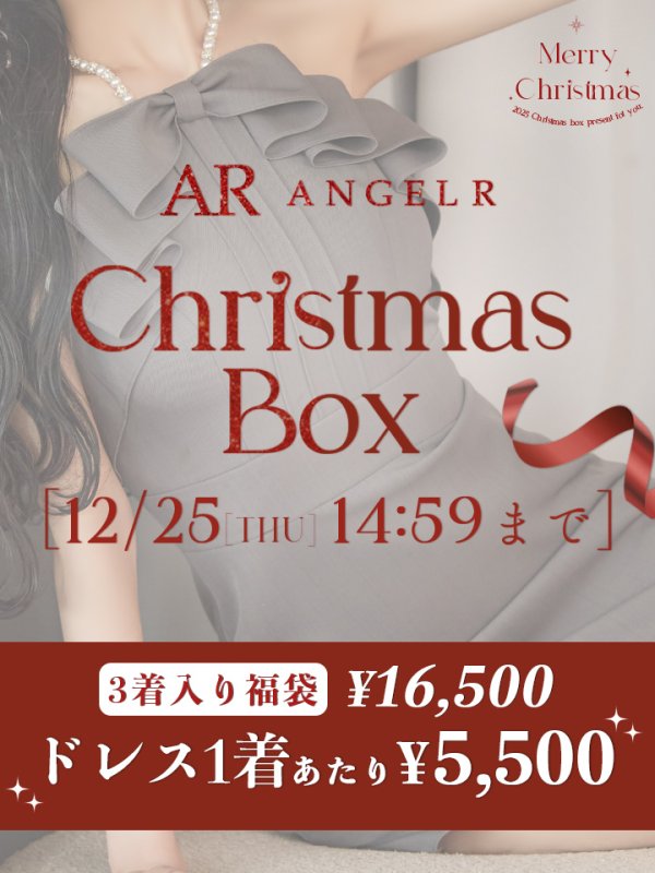 画像1: 【クリスマスボックス】【予約商品/12月25日より順次発送】【1着5,500円】AngelR ミニドレス３着入りXMAS BOX[OF2]