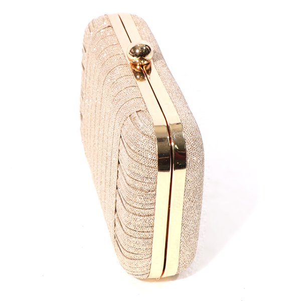 画像4: 【2カラー】フロントプリーツ＆グリッタークラッチバッグ[OF04]