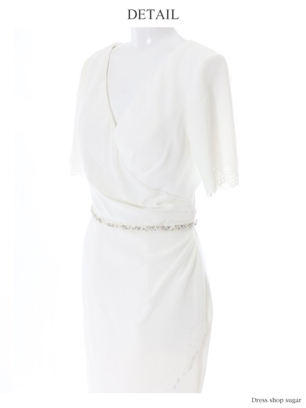 画像14: 【Lip line/リップライン】ワンカラー/カットデザイン/タイト キャバドレス[OF05]