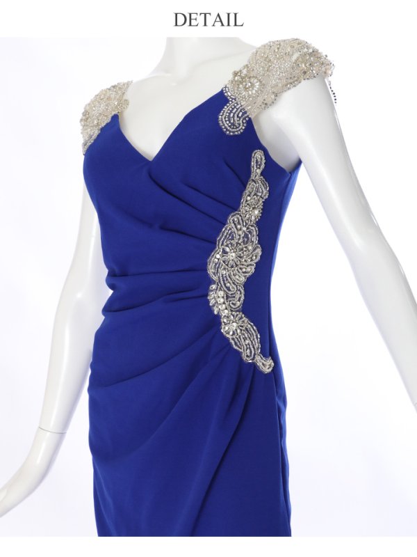 画像22: 【Lip line/リップライン】ビジューデザイン/ ストレッチ/ タック/ タイト/ ミニドレス/ キャバドレス[HC03]