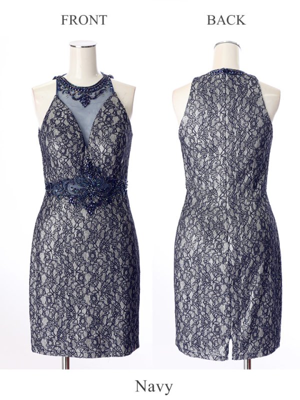 画像9: 【Lip line/リップライン】ラメニット/ 総レース/ シアー/ タイト/ ミニドレス/ キャバドレス[HC03]