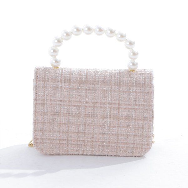 画像5: ツイード/パール/ハンドバック【バッグ】【Fサイズ/3カラー】[OF04]