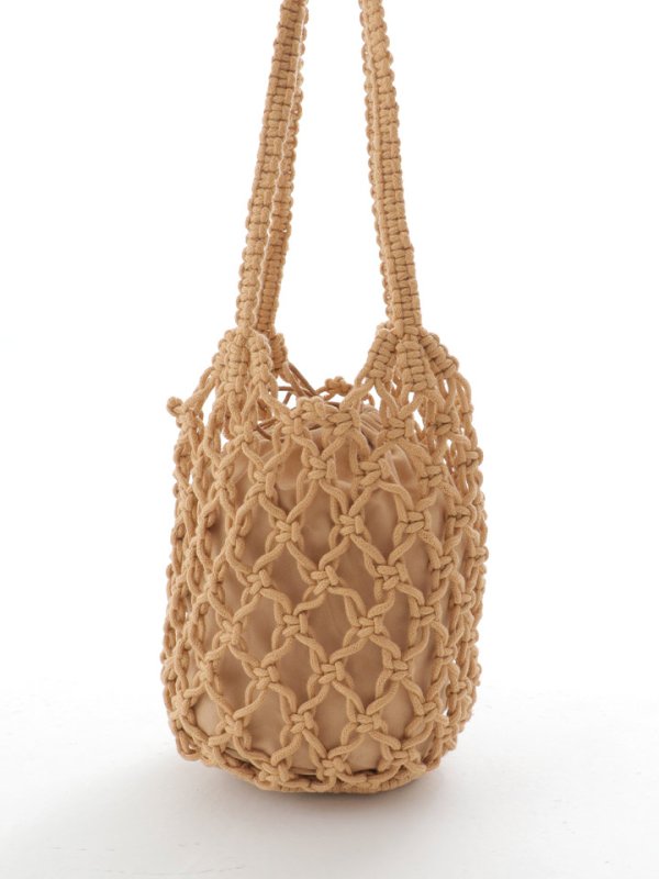 画像5: 【バッグ】ロープ編みバッグ【2カラー】[YMT]
