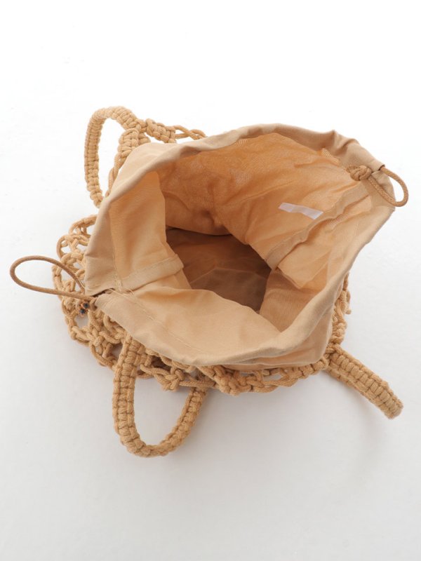 画像9: 【バッグ】ロープ編みバッグ【2カラー】[YMT]