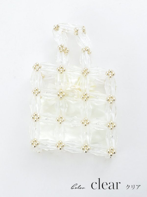 画像5: 【バッグ】クリアミニスクエアバッグ【1カラー】[YMT]