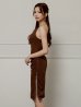 ブラウン　モデル：あみ　身長：163cm　着用サイズ：XSサイズ