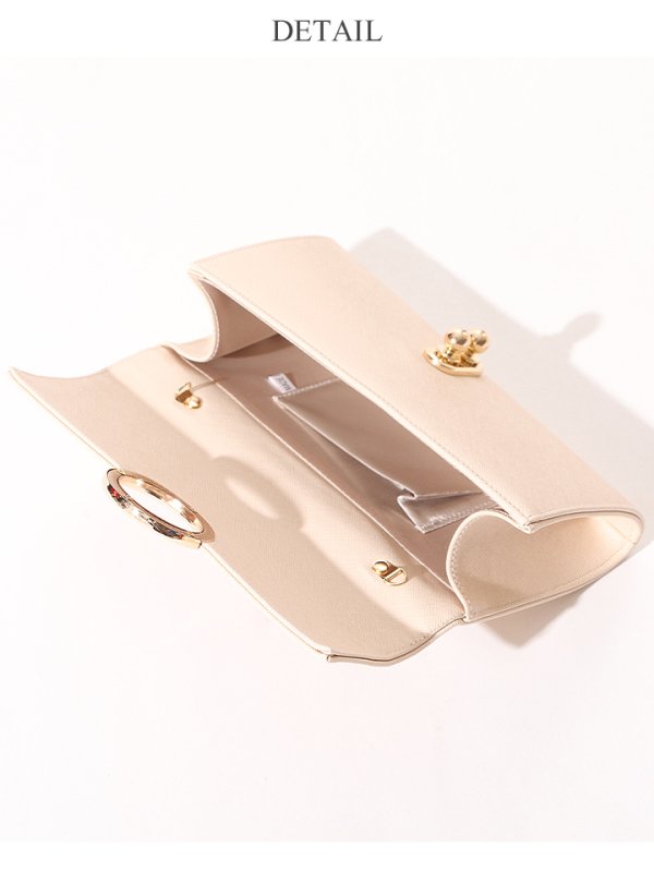 画像10: 【BAG】2WAY/ チェーン/ フェイクレザー/ フォーマル/ ハンドバッグ【3カラー】[OF04]