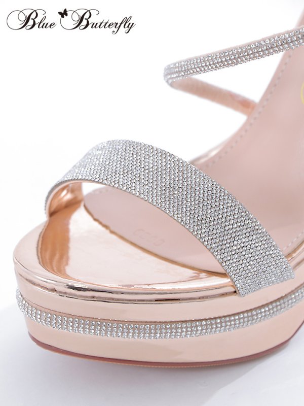 画像20: 【COMEX】 3color/ 12cmヒール/ ビジュー/ オープントゥ/ ハイヒール/ ストラップサンダル[OF02]