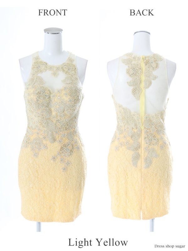 画像16: 【Lip line/リップライン】アメスリ/シースルー/レースデザイン/ミニドレス /キャバドレス[HC03]