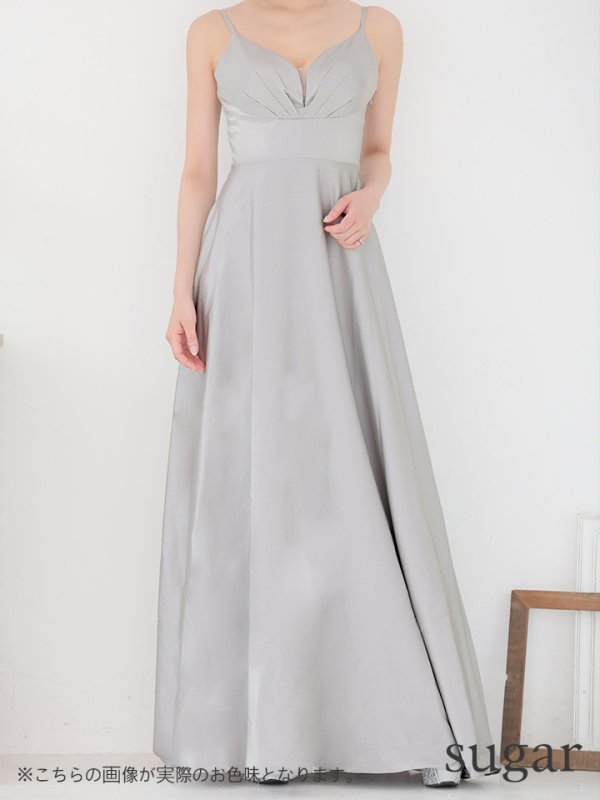 画像6: 【Lip line/リップライン】Aフレア/ ワンカラー/スピンドル/ ロング/ キャバドレス long[HC03]