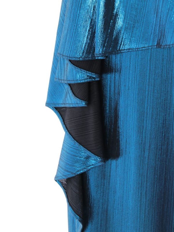 画像11: 【Lip line/リップライン】ワンカラー/ オフショル/ ペプラム/ スリット/ ロング/ キャバドレス long[HC03]