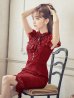 画像5: 【Lサイズあり】【DEA. by ROBE de FLEURS/ディアバイローブドフルール】パール/ 切り替え/総レース / タイト/ ミニドレス/ キャバドレス[OF2]