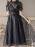 画像17: Lサイズあり【DEA. by ROBE de FLEURS/ディアバイローブドフルール】チュールxレースブラウスセット/ パフスリーブ/ キャミソール/ フレア/ ミモレ丈/ ワンピース/ キャバドレス[OF2]