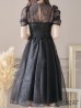 画像18: Lサイズあり【DEA. by ROBE de FLEURS/ディアバイローブドフルール】チュールxレースブラウスセット/ パフスリーブ/ キャミソール/ フレア/ ミモレ丈/ ワンピース/ キャバドレス[OF2]