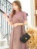 画像13: Lサイズあり【DEA. by ROBE de FLEURS/ディアバイローブドフルール】チュールxレースブラウスセット/ パフスリーブ/ キャミソール/ フレア/ ミモレ丈/ ワンピース/ キャバドレス[OF2]