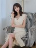 画像15: Lサイズあり【DEA. by ROBE de FLEURS/ディアバイローブドフルール】マーメイド/ フリル/ バストカット/ ワンピース/ ミディアムドレス/ キャバドレス[OF2]