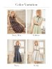 画像17: sugar限定カラー☆Lサイズあり【DEA. by ROBE de FLEURS/ディアバイローブドフルール】襟フロントジップ/ ツイード/ ミディアム丈/ ひざ丈/ ミニドレス/ キャバドレス[OF2]