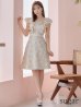 画像7: Lサイズあり【DEA. by ROBE de FLEURS/ディアバイローブドフルール】ワンピース/ 総レース/ パール/ フリル袖/ 袖あり/ 膝丈/ ミディアム/ キャバドレス[OF2]