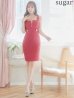 画像7: XS-Lサイズあり☆【DEA. by ROBE de FLEURS/ディアバイローブドフルール】ジップ/ ZIP/ ワッフル/ ノースリーブ/ タイト/ ミディアム丈/ キャバドレス[OF2]