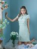 画像6: XS-Lサイズあり【DEA. by ROBE de FLEURS/ディアバイローブドフルール】ジッパー/ 襟付き/ 半袖/ 袖あり/ スプリングツイード/ タイト/ ミニドレス/ キャバドレス[OF2]