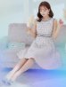 画像12: Lサイズあり【DEA. by ROBE de FLEURS/ディアバイローブドフルール】スプリングツイード/ フレア/ ミディ丈/ ひざ丈/ ミディアムドレス/ ワンピース/ キャバドレス[OF2]