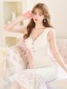 画像5: XS-Lサイズあり【DEA. by ROBE de FLEURS/ディアバイローブドフルール】マーメイド/ 裾レース/ ノースリーブ/ ワンカラー/ 膝丈/ ミディアムドレス/ キャバドレス[OF2]