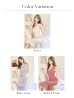 画像26: XS-Lサイズあり【DEA. by ROBE de FLEURS/ディアバイローブドフルール】マーメイド/ 裾レース/ ノースリーブ/ ワンカラー/ 膝丈/ ミディアムドレス/ キャバドレス[OF2]