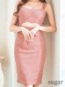 画像13: Lサイズあり【DEA.by ROBE de FLEURS/ディアバイローブドフルール】スウェード/ ウエストカットデザイン/ ノースリーブ/ ストレッチ/ ミディアム丈/ タイト/ ミディアムドレス/ キャバドレス[OF2]
