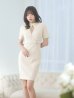 画像32: Lサイズあり【DEA. by ROBE de FLEURS/ディアバイローブドフルール】ベルト/ ジッパー/ 袖付き/ 半袖/ シンプル/ レディ/ ワンピース/ ミモレ丈/ マキシ丈/ ミディアムドレス/ キャバドレス[OF2]