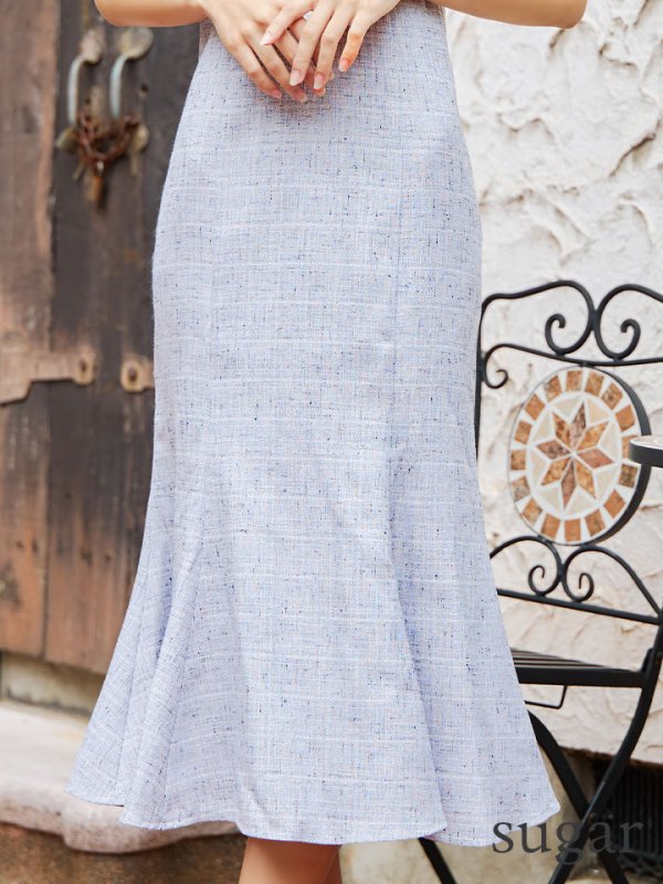 画像11: Lサイズあり【DEA./ディア】フロントジッパー/ パフスリーブ/ ミディアム丈/ ワンピース/ キャバドレス【OF08】