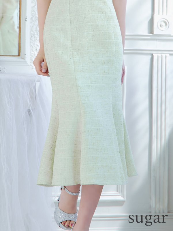 画像15: Lサイズあり【DEA./ディア】フロントジッパー/ パフスリーブ/ ミディアム丈/ ワンピース/ キャバドレス【OF08】